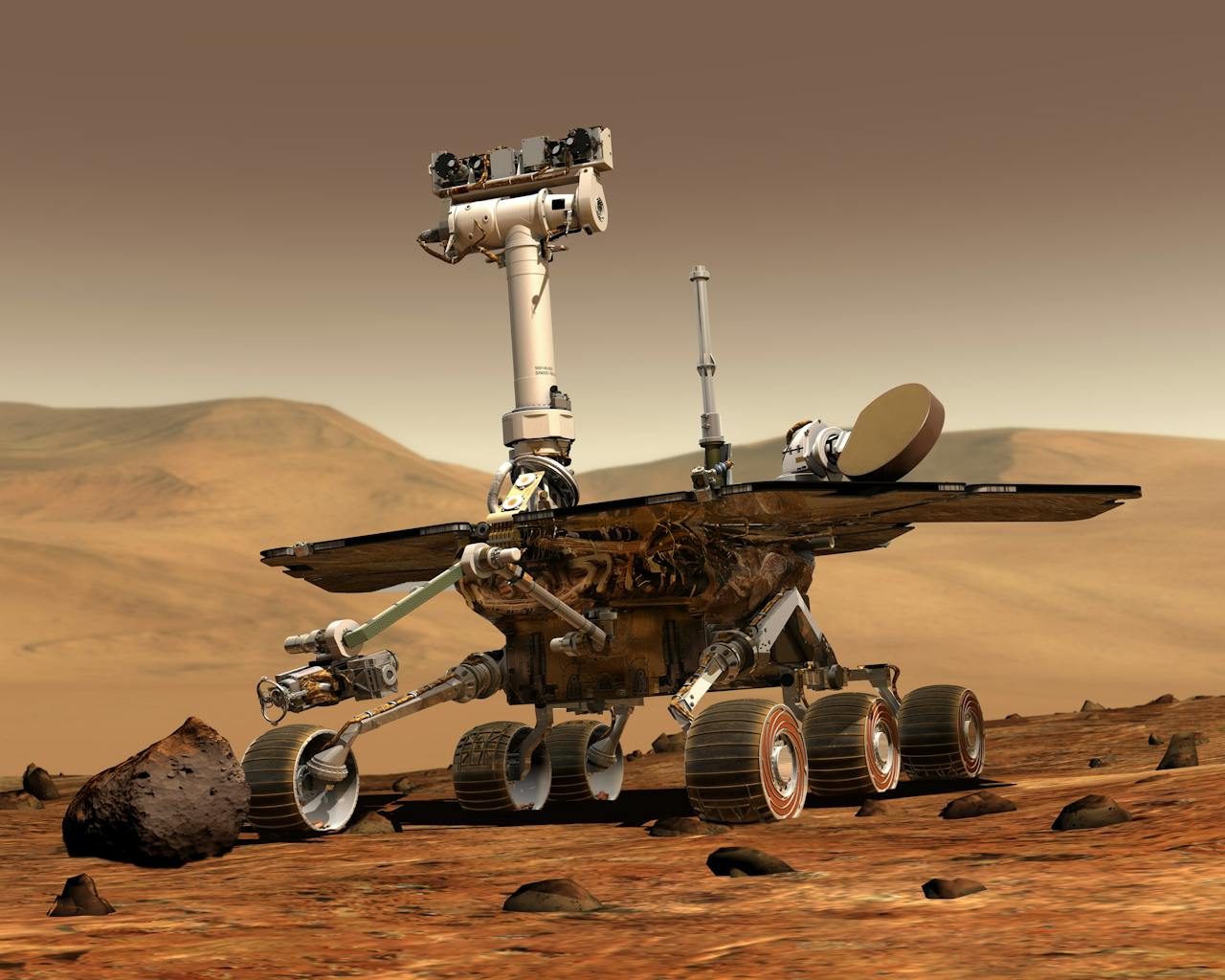 Mars Mars Rover Space Travel Robot 73910
